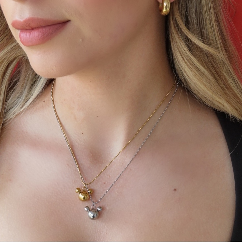 18K GOLD PLATED MICKEY NECKLACE
